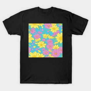 Pastelicious Spring flowers Pattern T-Shirt